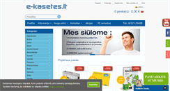 Desktop Screenshot of e-kasetes.lt